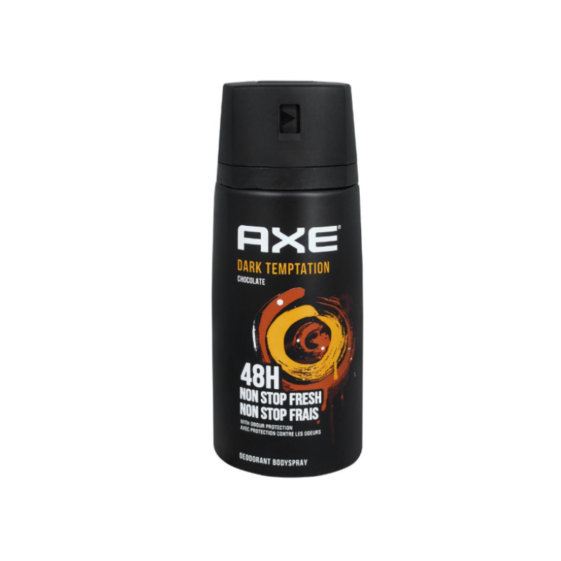 Axe Dark Temptation Chocolate 48H Non-Stop Fresh Deodorant Body Spray, For Men, 150ml