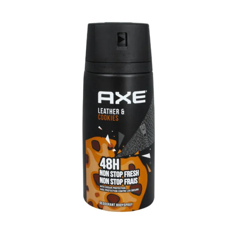 Axe Leather & Cookies 48H Non-Stop Fresh Deodorant Body Spray, For Men, 150ml
