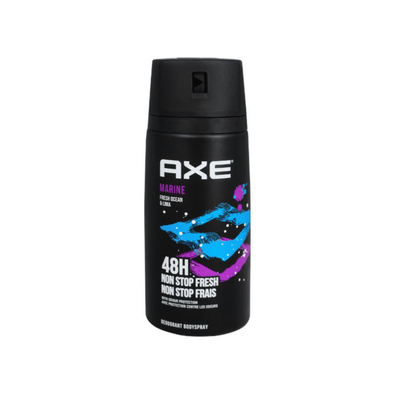 Axe Marine Fresh Ocean & Lima 48H Non-Stop Fresh Deodorant Body Spray, For Men, 150ml