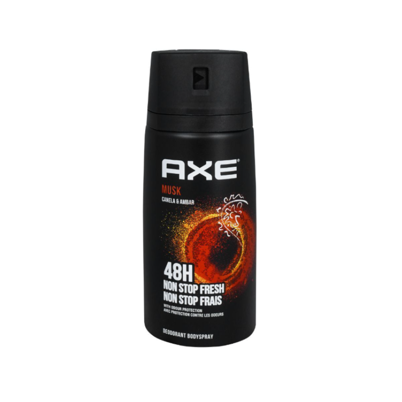 Axe Musk Canella & Ambar 48H Non-Stop Fresh Deodorant Body Spray, For Men, 150ml