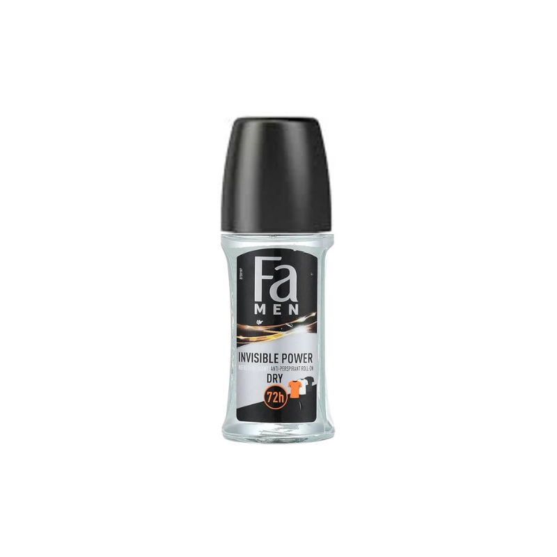 FA Men Dry Roll on Invisible Power 72H Protection Antiperspirant