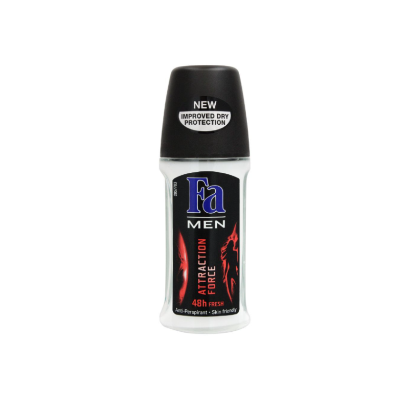 Fa Men 48H Fresh Attraction Force Roll-On Deodorant, For Men, 50ml
