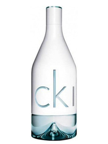 CK IN2U Men EDT 100ml perfume bottle with white and blue design, Perfumetics.pk