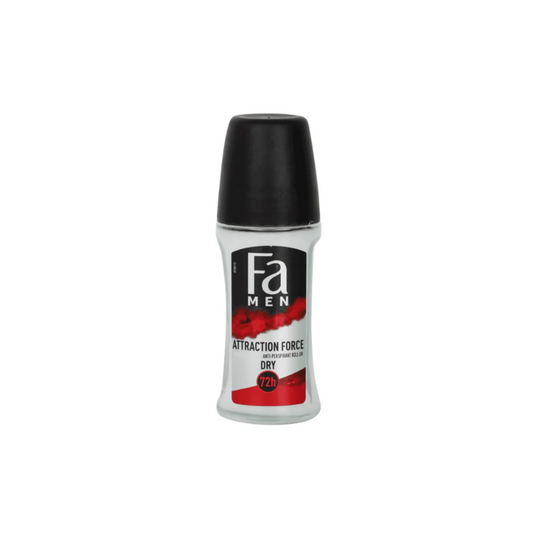 FA Men Dry Roll on Attraction Force 72H Protection Antiperspirant