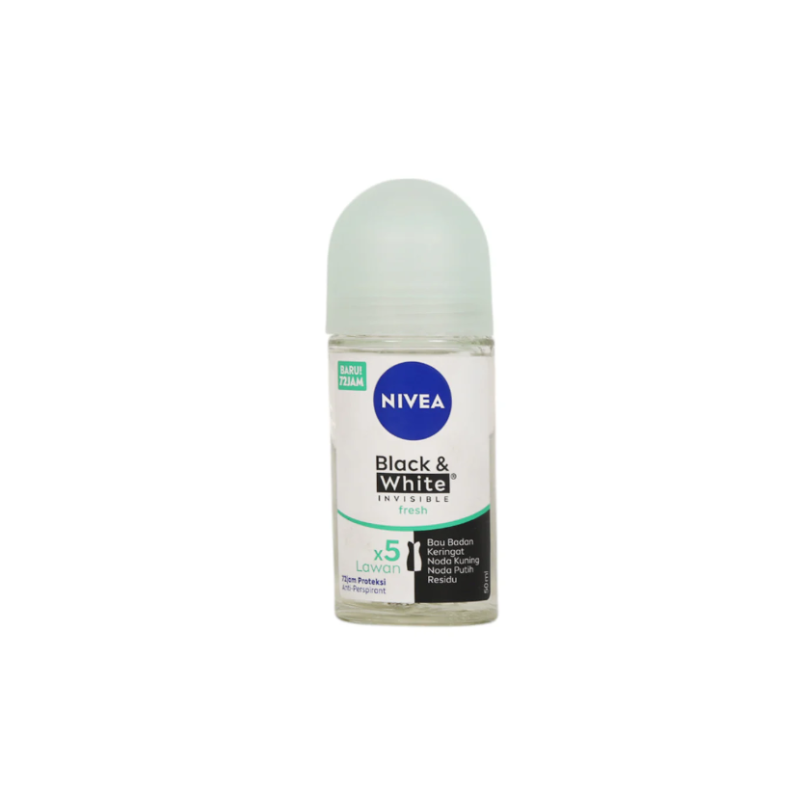 NIVEA ROLL ON BLACK & WHITE INVISIBLE FRESH 50 ML